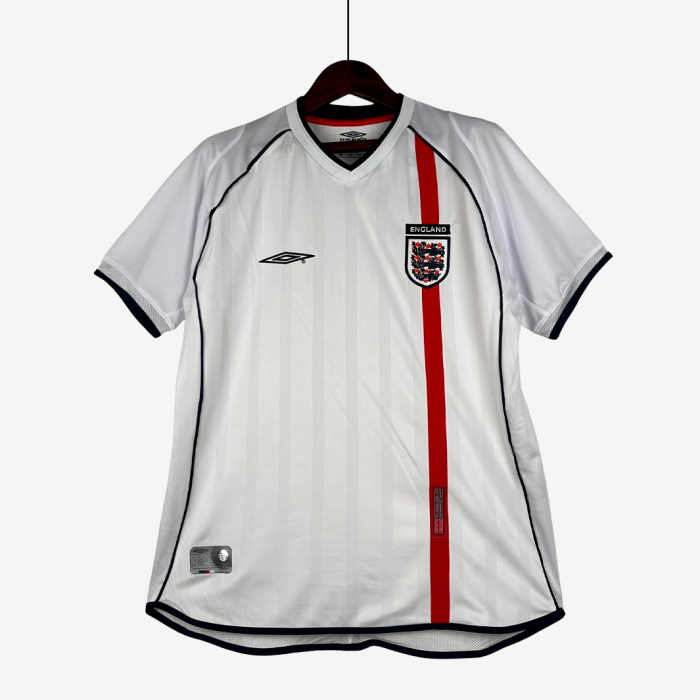 England 2002 Home Jersey – Retro Version - Image 1