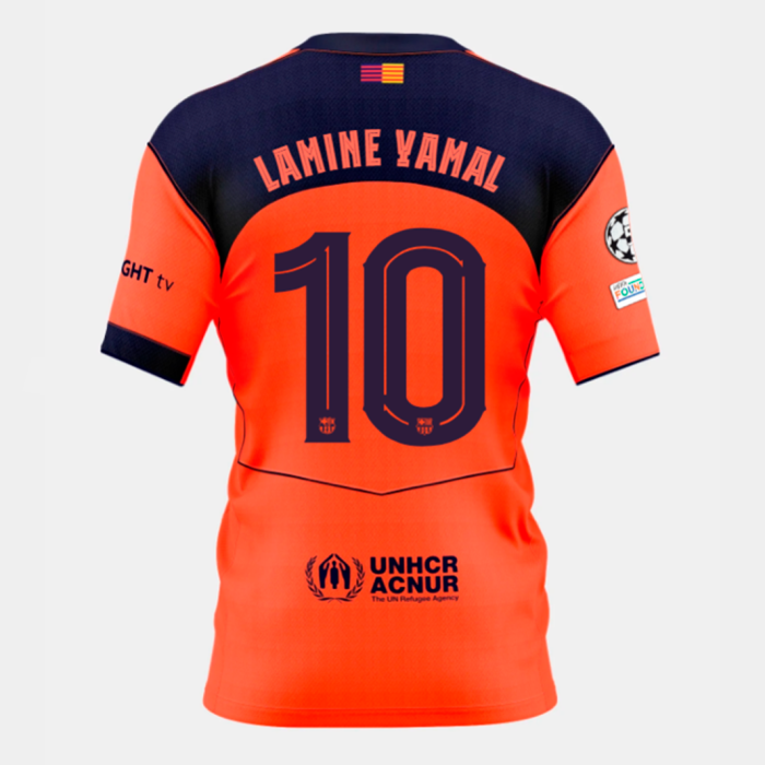 Barcelona 2025/26 Lamine Yamal #10 Third Jersey UCL Total 90 – Fan Version - Image 1