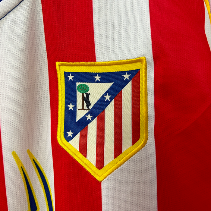 Atletico Madrid 2004/05 Home Jersey Long Sleeve – Retro Version - Image 7