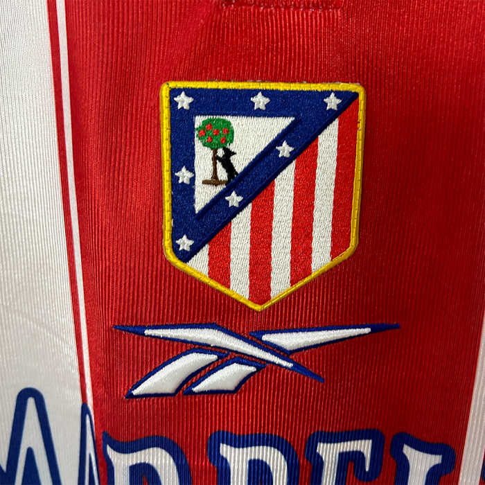Atletico Madrid 1999/00 Home Jersey – Retro Version - Image 7