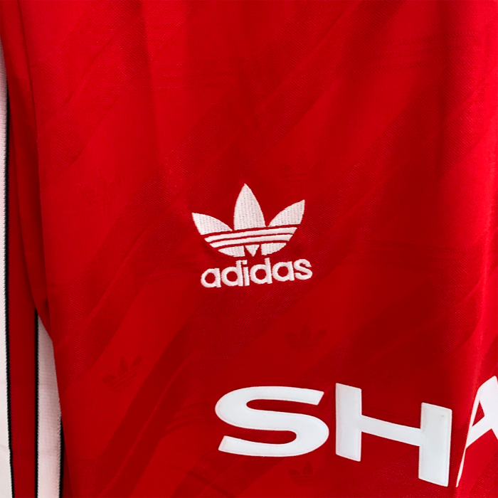 Manchester United 1986/88 Home Jersey Long Sleeve – Retro Version - Image 8
