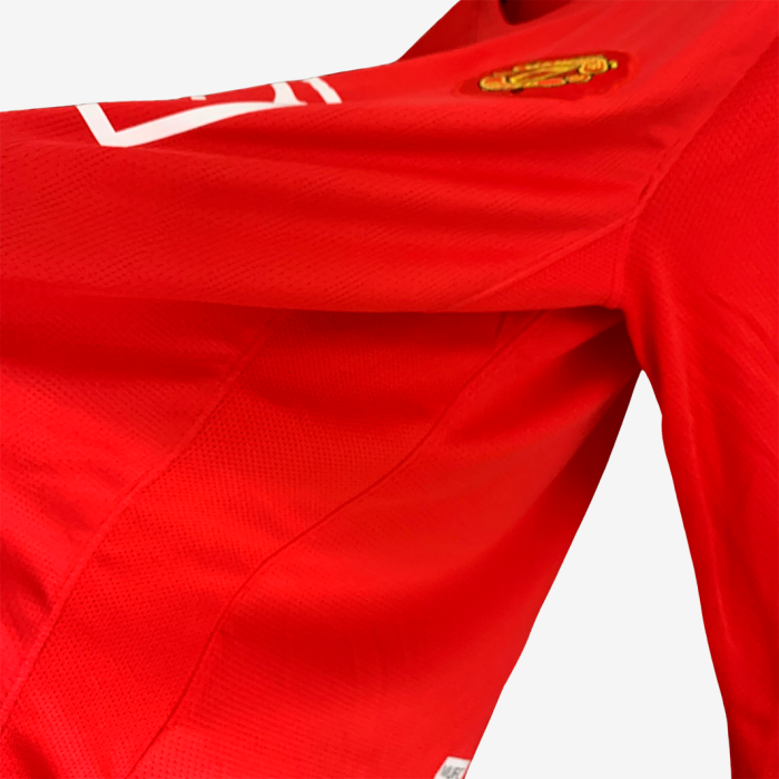 Manchester United 2007/08 Home Jersey Long Sleeve Champions League – Retro Version - Image 8