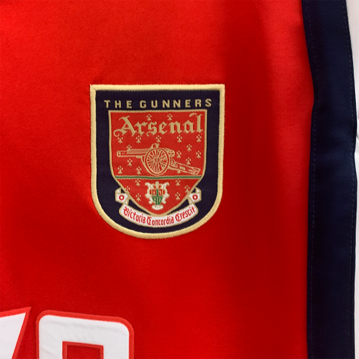 Arsenal 1998/99 Home Jersey Long Sleeve – Retro Version - Image 9