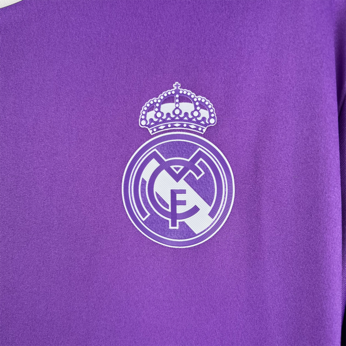 Real Madrid 2016/17 Away Jersey Long Sleeve – Retro Version - Image 8