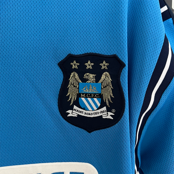 Manchester City 2002/03 Home Jersey – Retro Version - Image 8
