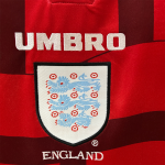 England 1998 Away Jersey – Retro Version - Image 7
