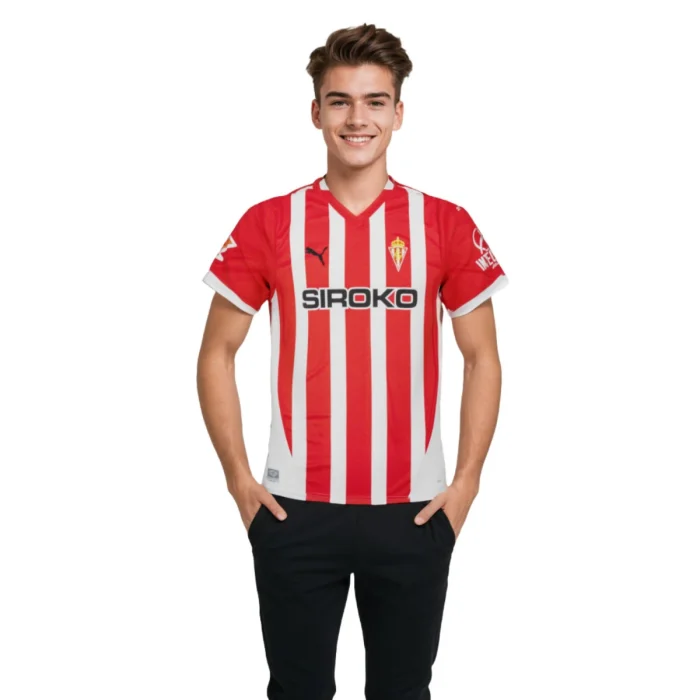Sporting Gijón 2025/26 Home Jersey - Fan Version - Image 5