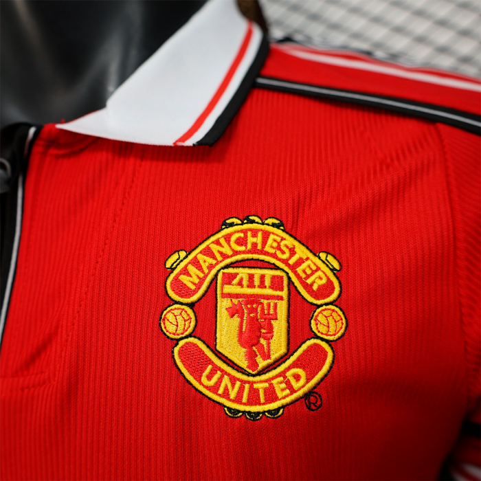 Manchester United 1998/99 Home Jersey – Retro/Player Version - Image 2