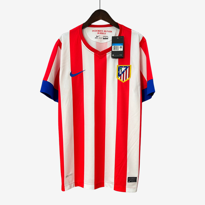 Atletico Madrid 2012/13 Home Jersey – Retro Version - Image 1