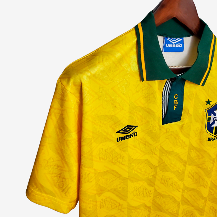 Brazil 1991/93 Home Jersey – Retro Version - Image 2