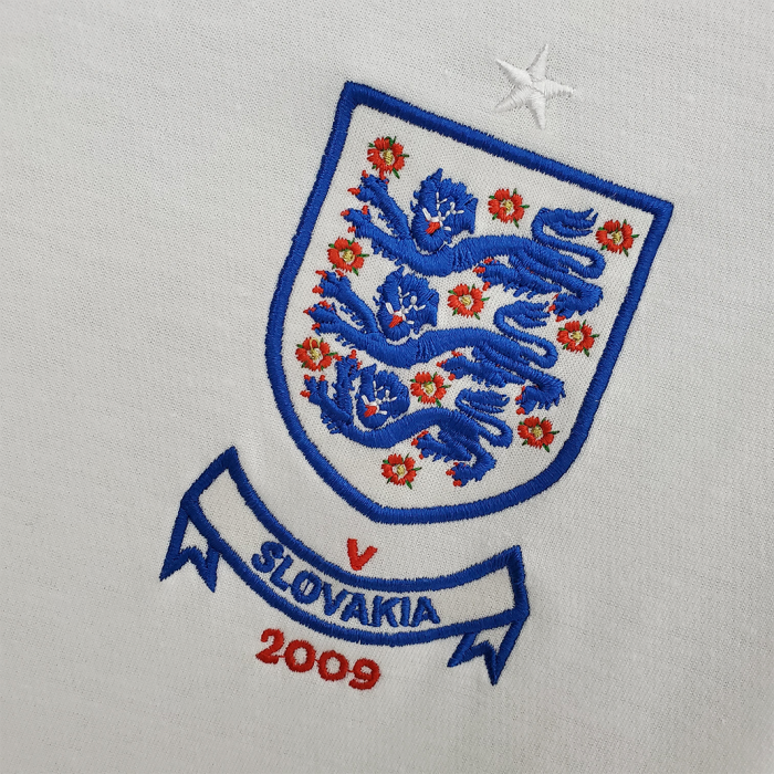 England 2010 Home Jersey – Retro Version - Image 2