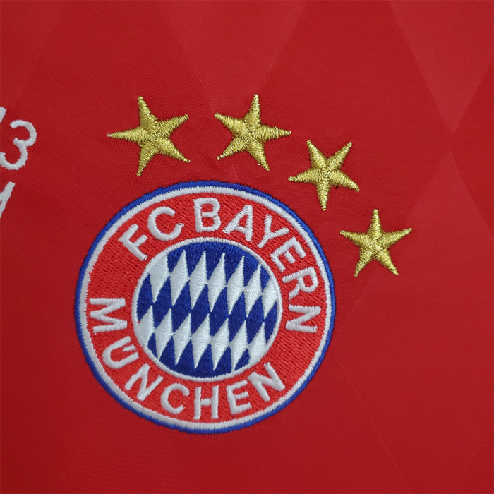 Bayern Munich 2013/14 Home Jersey Long Sleeve – Retro Version - Image 2