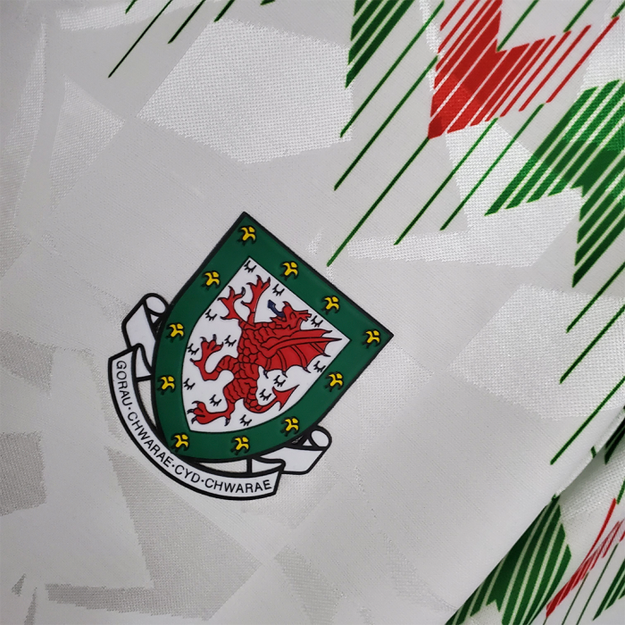 Wales 1990/92 Away Jersey – Retro Version - Image 2