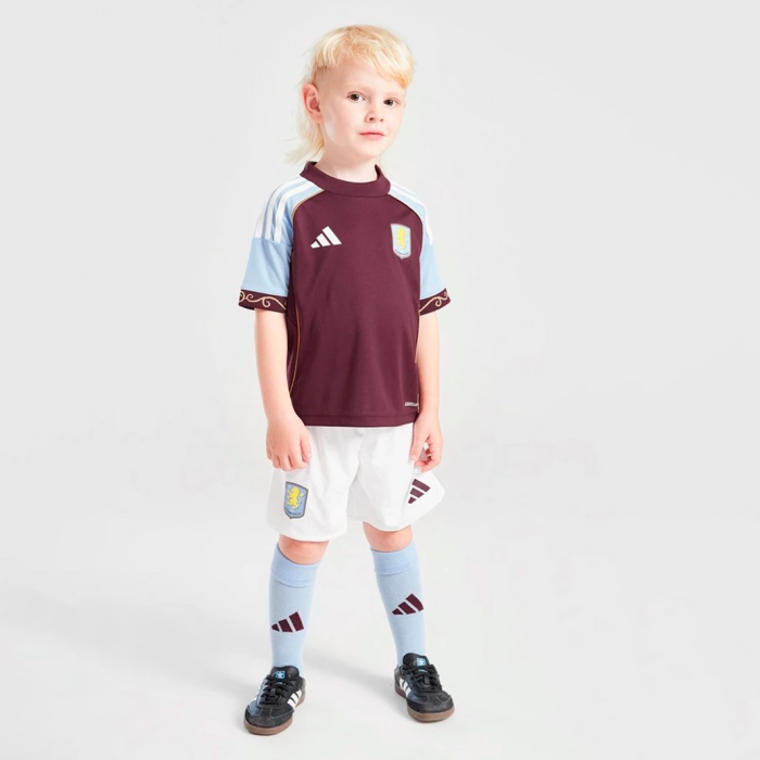 Aston Villa 2025/26 Home – Kit Kids - Image 1