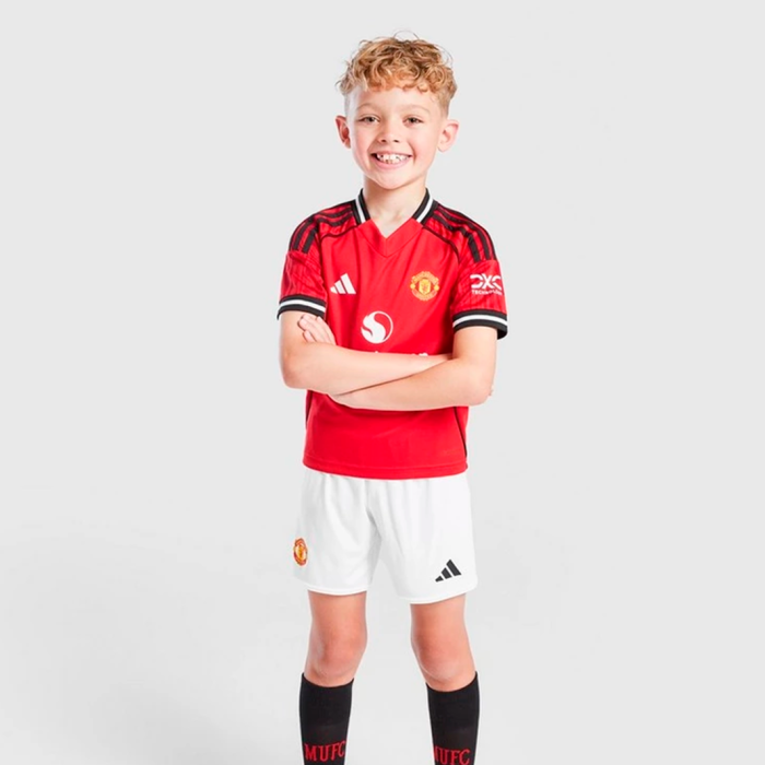 Manchester United 2025/26 Home – Kit Kids - Image 1