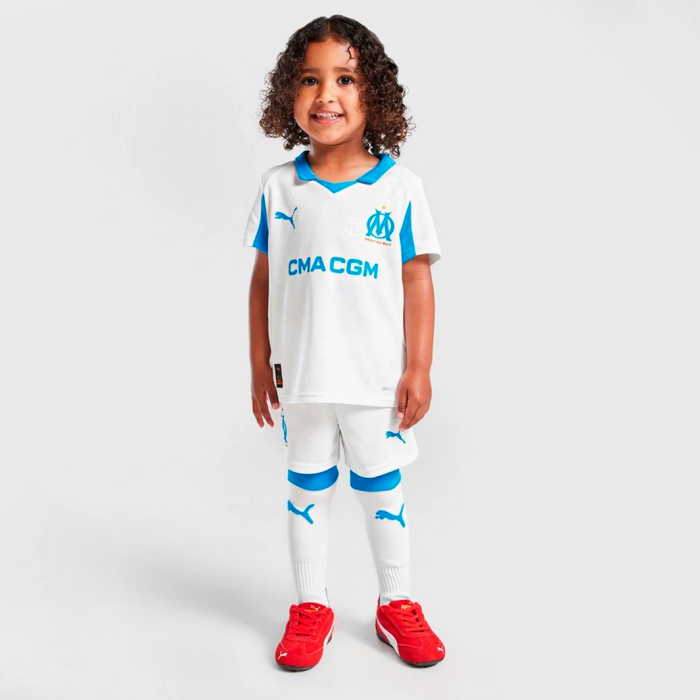 Olympique Marseille 2025/26 Home – Kit Kids - Image 1