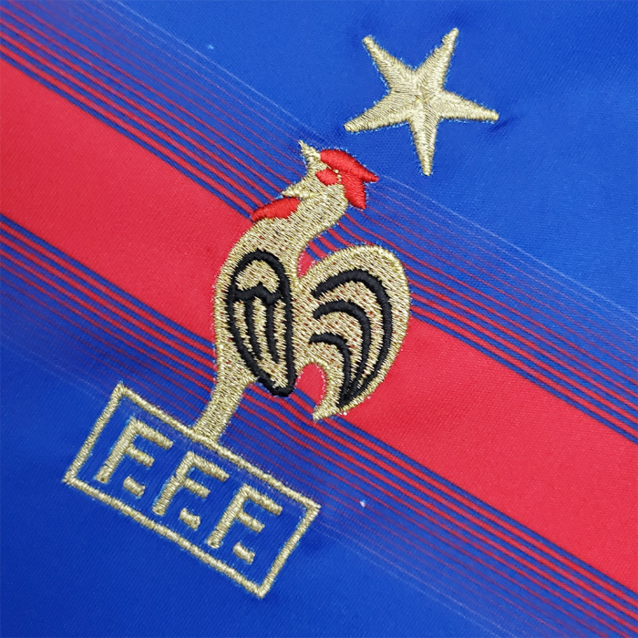 France 2004 Home Jersey – Retro Version - Image 2