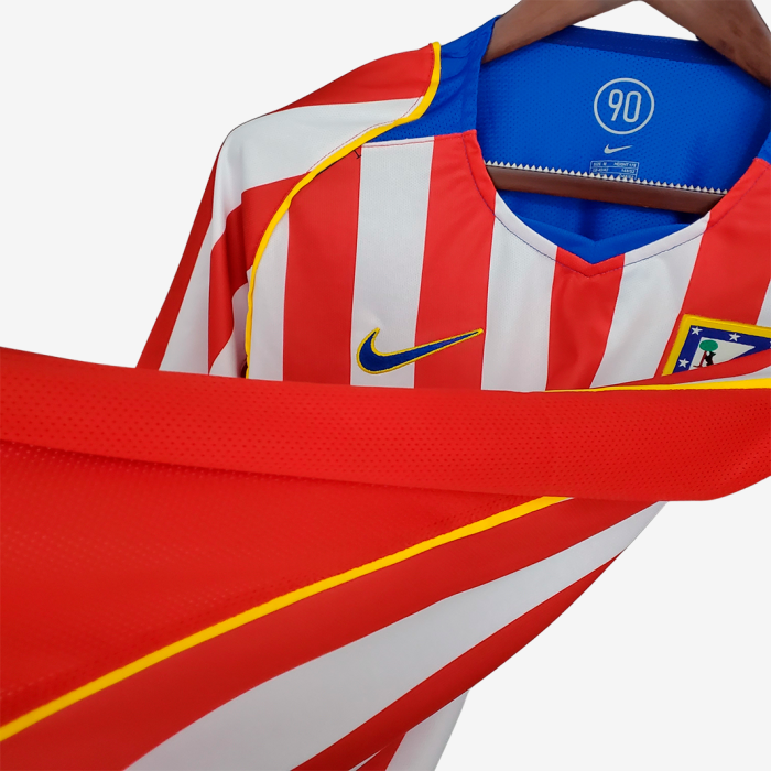 Atletico Madrid 2004/05 Home Jersey – Retro Version - Image 2