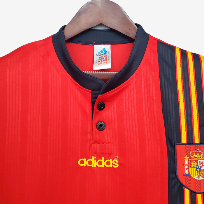 Spain 1996 Home Jersey – Retro Version - Image 2