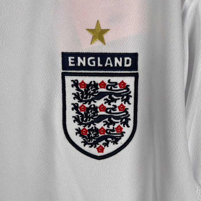 England 2006 Home Jersey Long Sleeve – Retro Version - Image 2