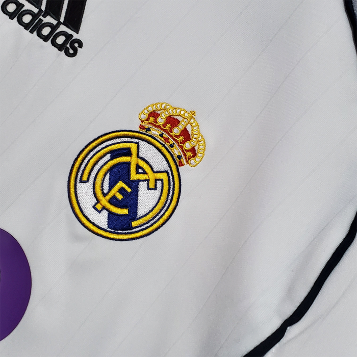 Real Madrid 2006/07 Home Jersey Long Sleeve - Retro Version - Image 3