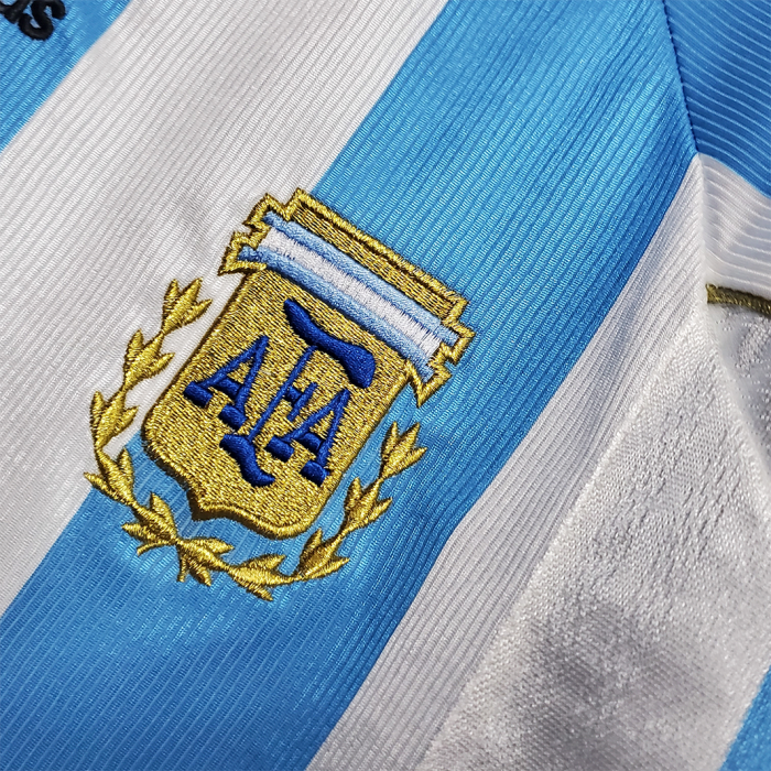 Argentina 1998 Home Jersey - Retro Version - Image 8