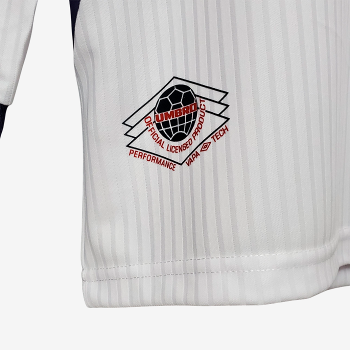 England 1998 Home Jersey Long Sleeve - Retro Version - Image 3