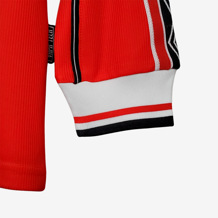 Manchester United 1998/99 Home Jersey Long Sleeve - Retro Version - Image 3