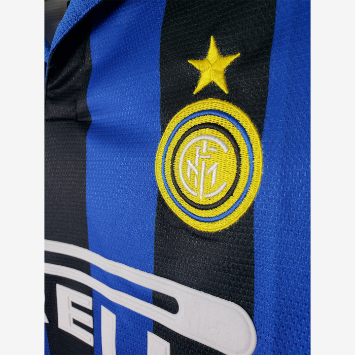 Inter Milan 1998/99 Home Jersey Long Sleeve - Retro Version - Image 3