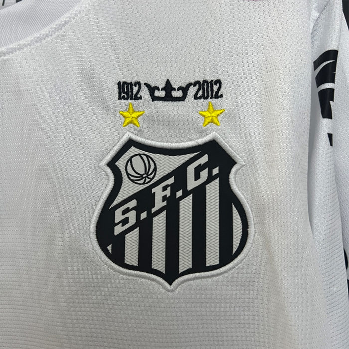 Santos 2011/12 Home Jersey Long Sleeve - Retro Version - Image 5