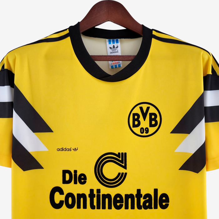 Borussia Dortmund 1989/90 Home Jersey - Retro Version - Image 5