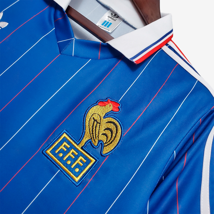 France 1982 Home Jersey - Retro Version - Image 6