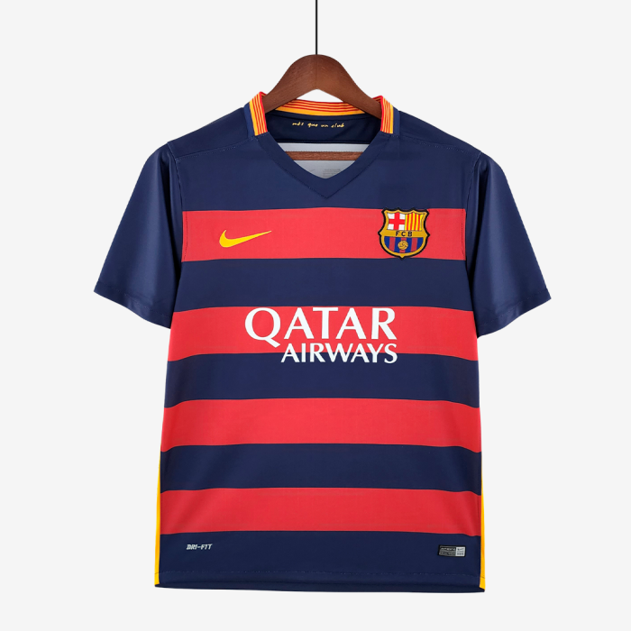 Barcelona 2015/16 Home Jersey – Retro Version - Image 1
