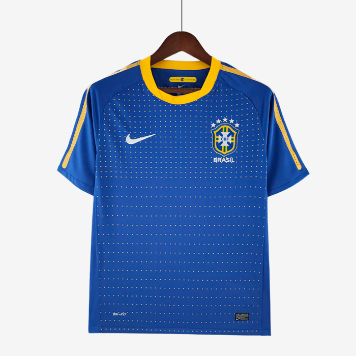 Brazil 2010 Away Jersey – Retro Version - Image 1