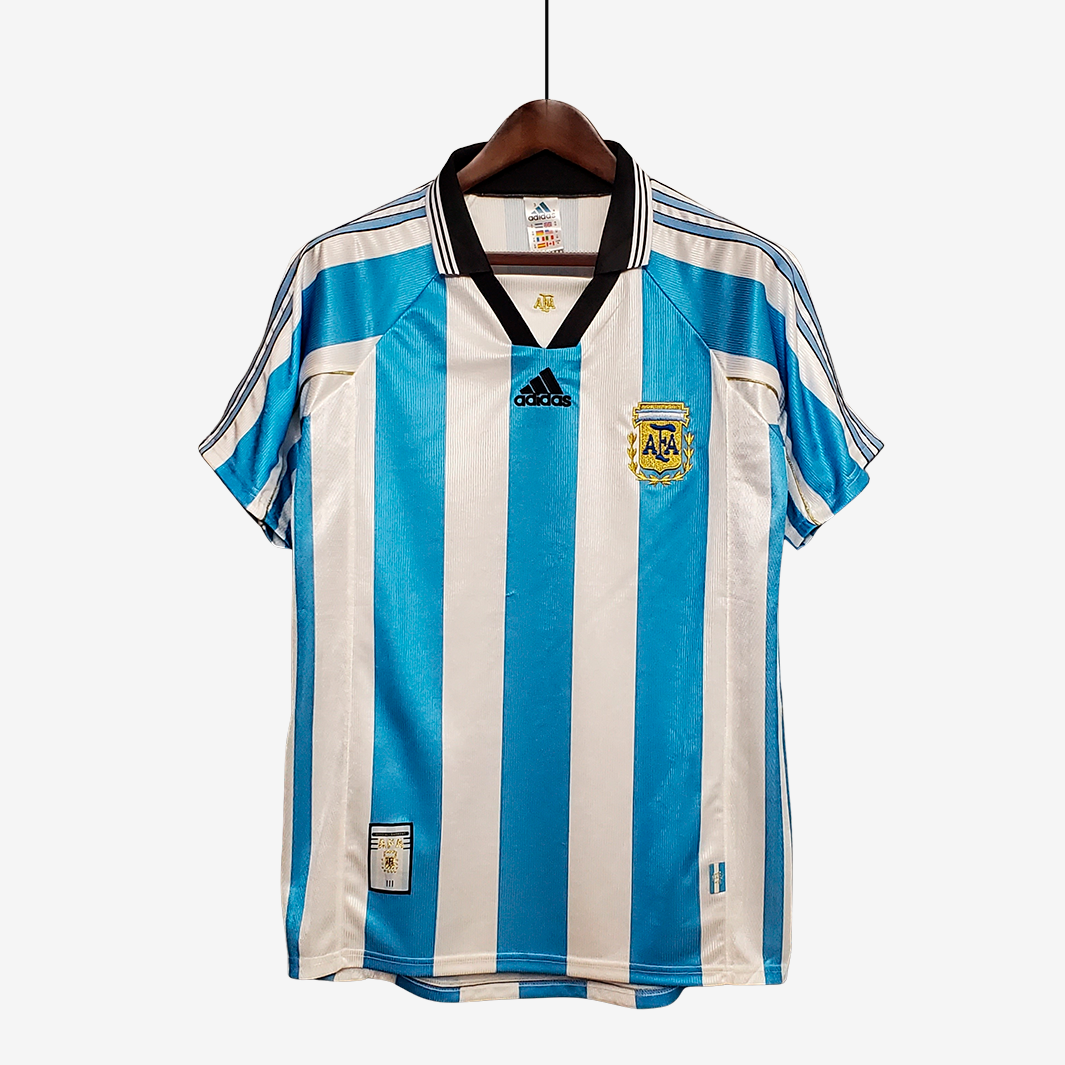 10 Argentina 1998 Home Jersey - Retro Version - Image 1