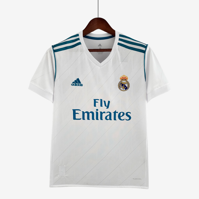 Real Madrid 2017/18 Home Jersey – Retro Version - Image 1