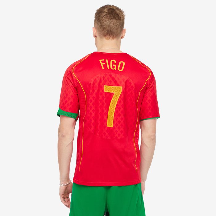 Portugal Total 90 2004 Figo #7 Home Jersey Reissue – Fan Version - Image 5