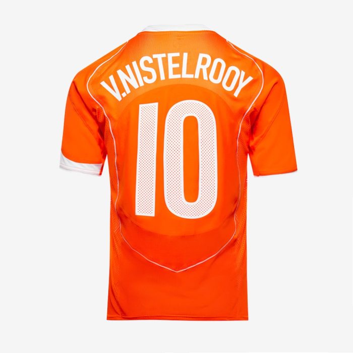 Netherlands Total 90 2004 Van Nistelrooy #10 Home Jersey Reissue – Fan Version - Image 2