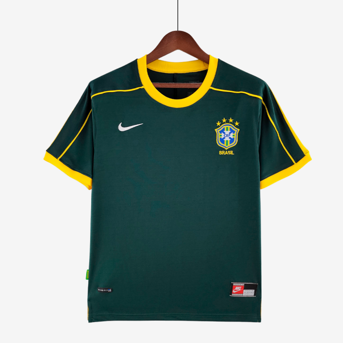 Brazil 1998 Goalkeeper Jersey – Retro Version - Image 1