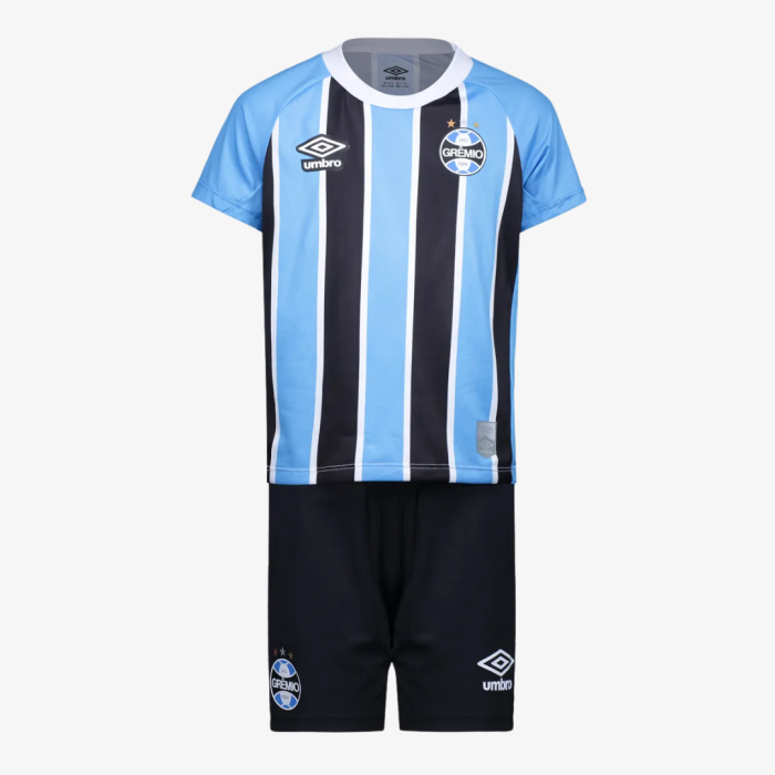 Grêmio 2025/26 Home - Kit Kids - Image 1