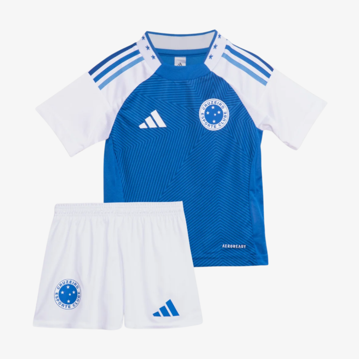 Cruzeiro 2025/26 Home - Kit Kids - Image 1