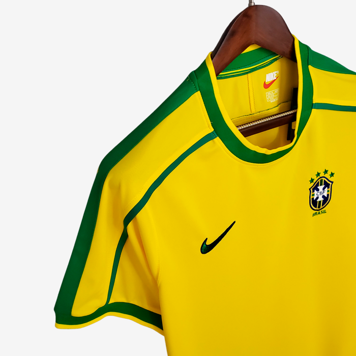 Brazil 1998 Home Jersey – Retro Version - Image 3