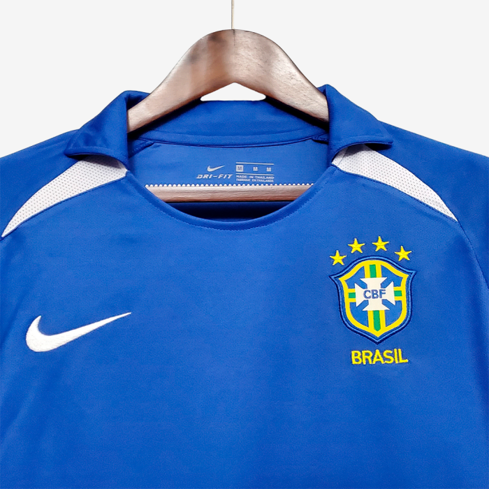 Brazil 2002 Away Jersey – Retro Version - Image 3