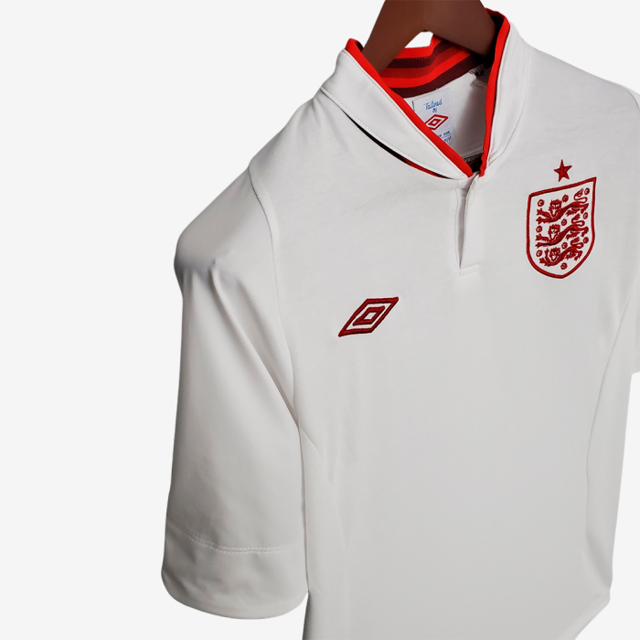 England 2012 Home Jersey – Retro Version - Image 3