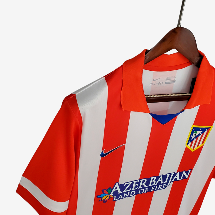 Atletico Madrid 2013/14 Home Jersey – Retro Version - Image 3