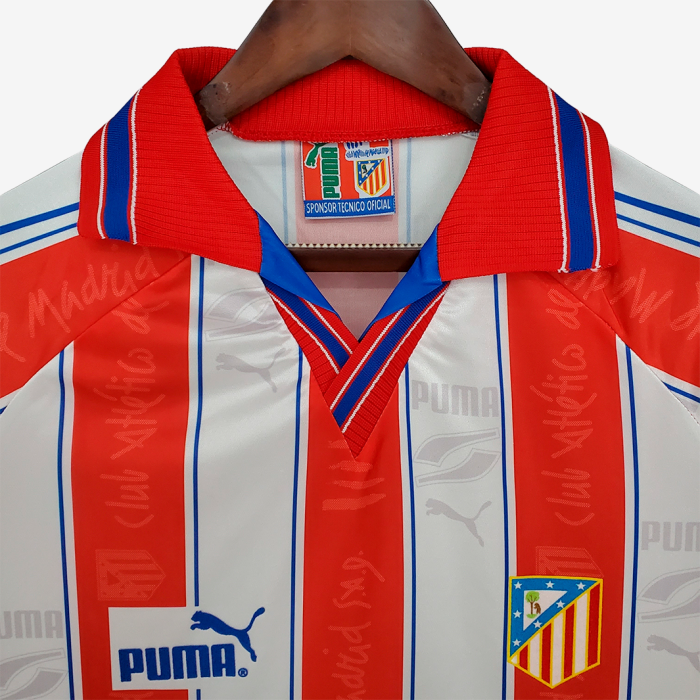 Atletico Madrid 1996/97 Home Jersey – Retro Version - Image 3
