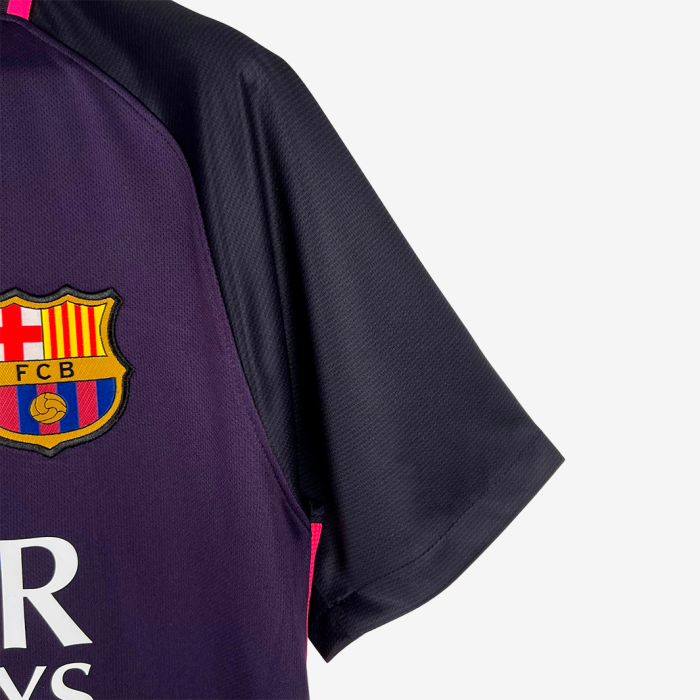 Barcelona 2016/17 Away Jersey – Retro Version - Image 3