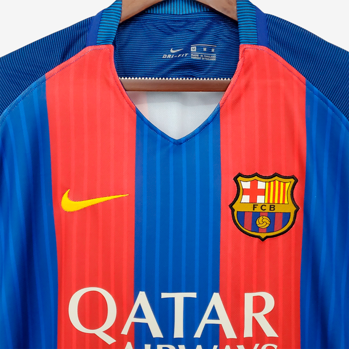 Barcelona 2016/17 Home Jersey – Retro Version - Image 3