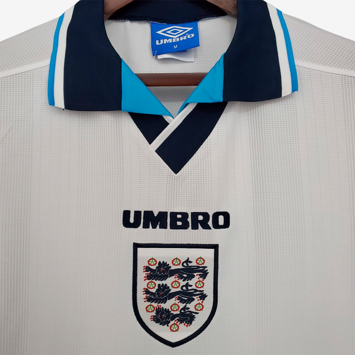 England 1996 Home Jersey – Retro Version - Image 3