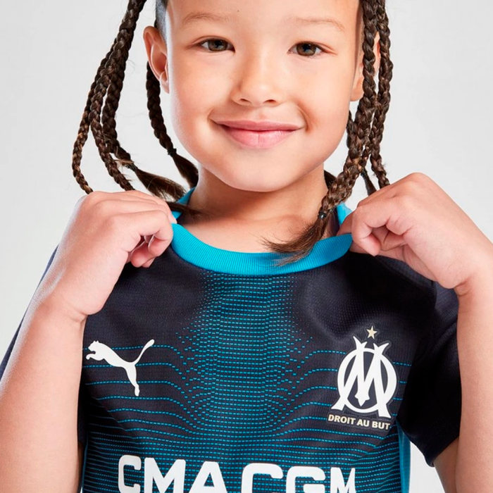 Olympique Marseille 2025/26 Away – Kit Kids - Image 7
